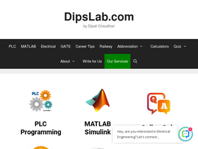'dipslab.com' screenshot