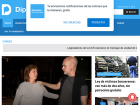 'diputadosbsas.com.ar' screenshot