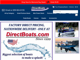 'directboats.com' screenshot