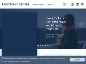 'directferries.co.uk' screenshot