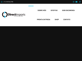 'directimports.com.br' screenshot