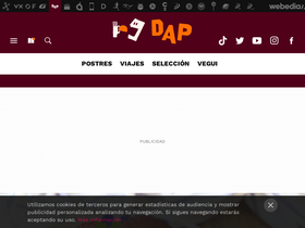 'directoalpaladar.com' screenshot
