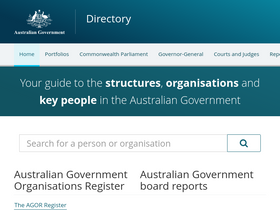 'directory.gov.au' screenshot