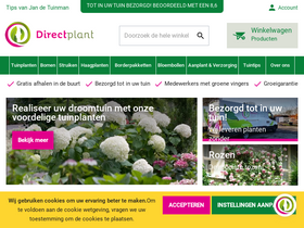 'directplant.nl' screenshot