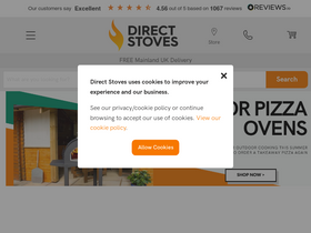 'directstoves.com' screenshot