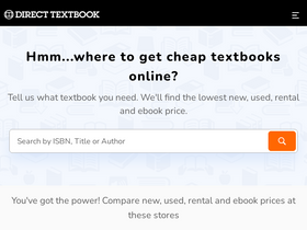 'directtextbook.com' screenshot