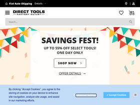 'directtoolsoutlet.com' screenshot
