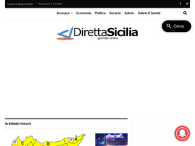 'direttasicilia.it' screenshot