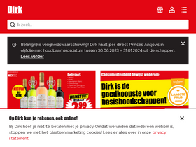 'dirk.nl' screenshot
