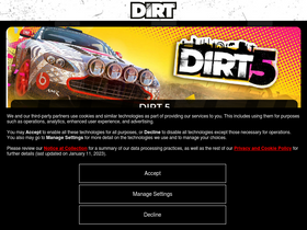 'dirtgame.com' screenshot