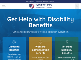 'disabilityapprovalguide.com' screenshot