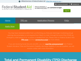 'disabilitydischarge.com' screenshot