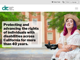 'disabilityrightsca.org' screenshot