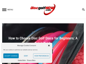 'discgolfnow.com' screenshot