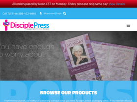 'disciplepress.com' screenshot
