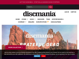 'discmania.net' screenshot