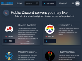 'discordservers.com' screenshot