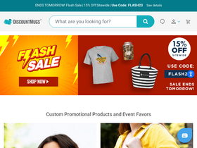 'discountmugs.com' screenshot