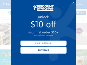 'discountschoolsupply.com' screenshot
