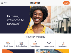 'discover.com' screenshot