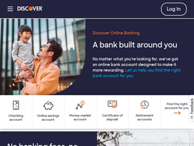 'discoverbank.com' screenshot