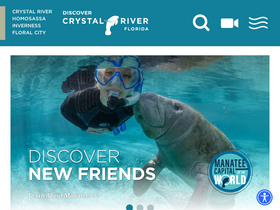 'discovercrystalriverfl.com' screenshot