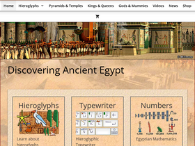 'discoveringegypt.com' screenshot