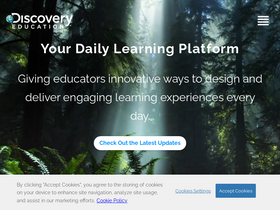 'discoveryeducation.com' screenshot