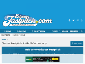 'discussfastpitch.com' screenshot