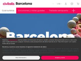'disfrutabarcelona.com' screenshot
