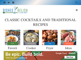 'dishesdelish.com' screenshot