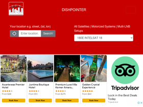 'dishpointer.com' screenshot