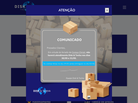 'disktenha.com.br' screenshot