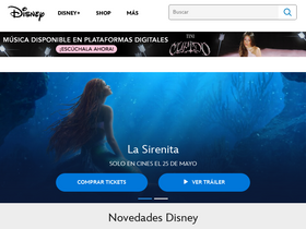 'disneylatino.com' screenshot