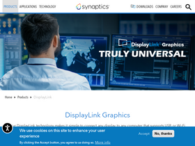 'displaylink.com' screenshot