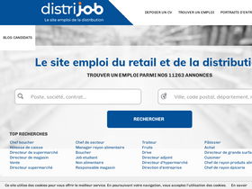 'distrijob.fr' screenshot