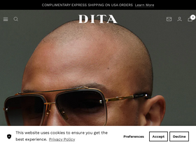 'dita.com' screenshot