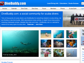 'divebuddy.com' screenshot