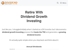 'dividendearner.com' screenshot
