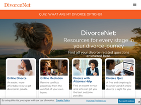 'divorcenet.com' screenshot