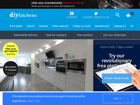 'diy-kitchens.com' screenshot