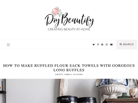 'diybeautify.com' screenshot