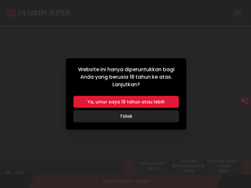 'djarumsuper.com' screenshot