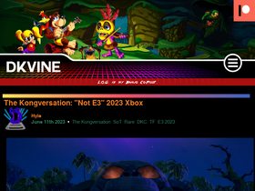 'dkvine.com' screenshot