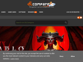'dlcompare.com' screenshot