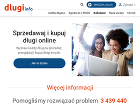 'dlugi.info' screenshot