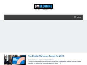 'dmblogging.com' screenshot