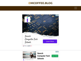 'dmcoffee.blog' screenshot