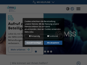 'dmsg.de' screenshot