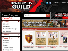 'dmsguild.com' screenshot